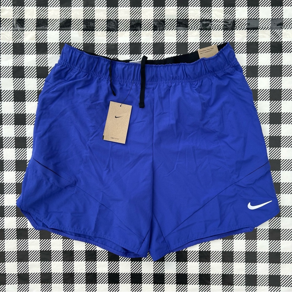NWT Purple Nike Court Dri Fit Advantage Tennis Athletic Shorts